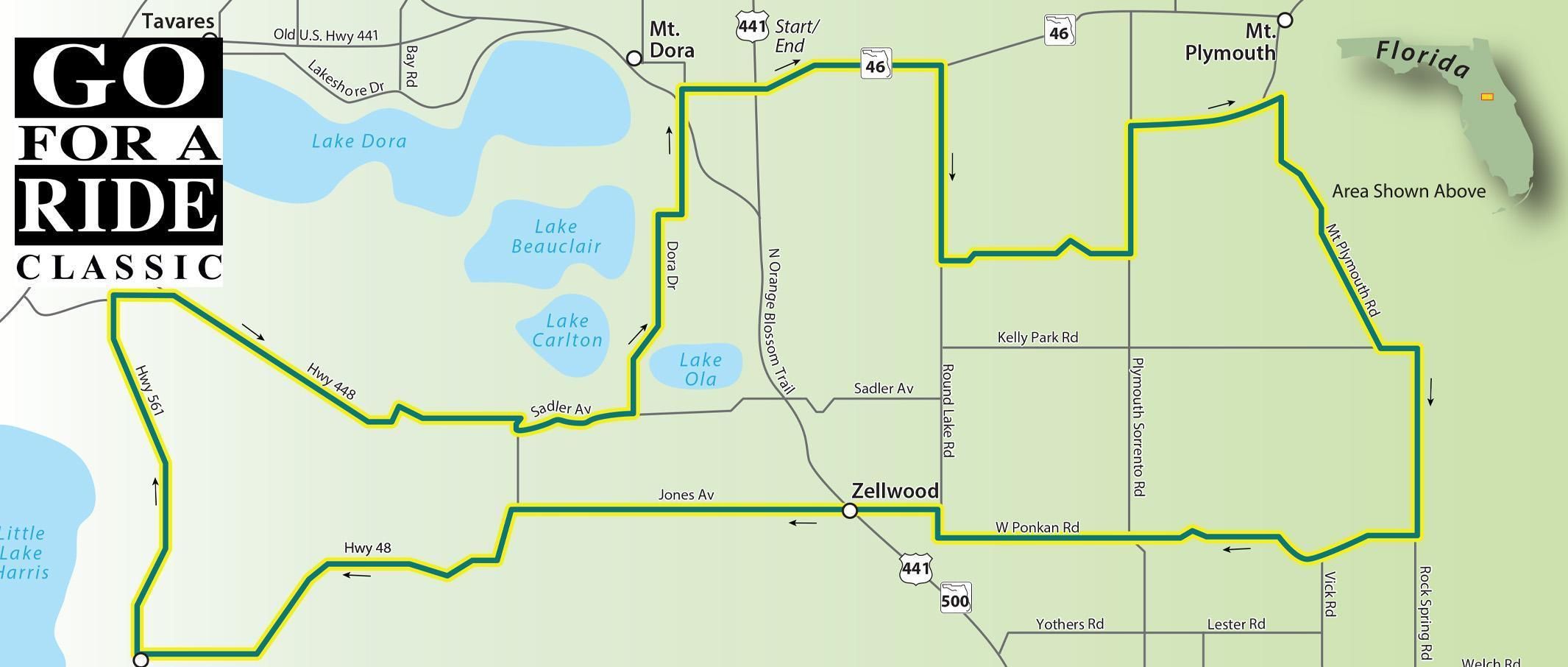 Mt Dora To Zellwood Loop Florida Motorcycle Rider